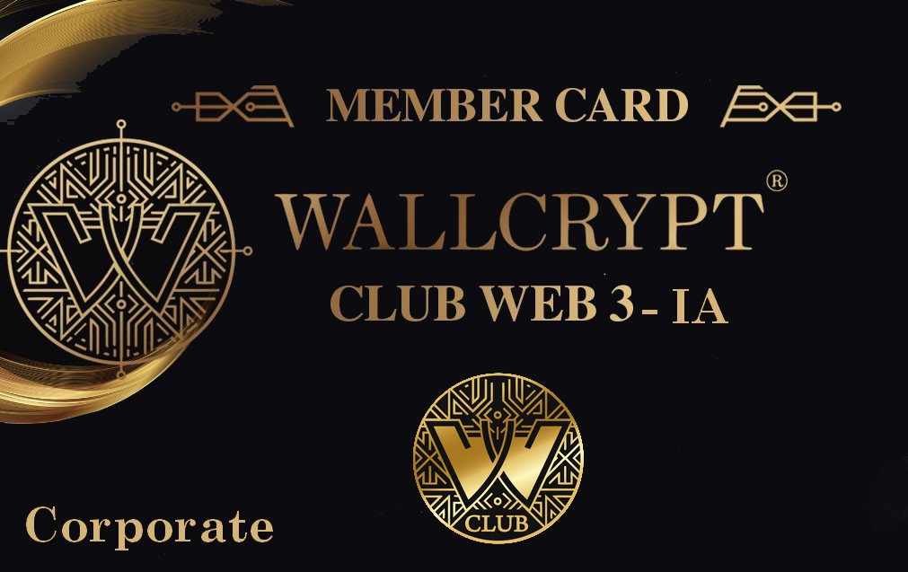 Abonnement corporate au club d'affaires international Web3-IA Wallcrypt - 4 ans